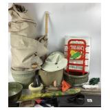 Planters, Holiday Light Set Holder, Gardening Tool