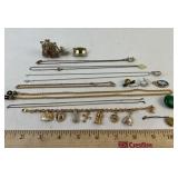 Costume Jewelry: 12k Over Sterling locket, dented