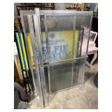 Shower doors and track -leaf pattern