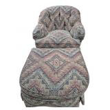 Side Chair With Footstool