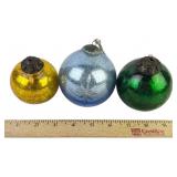 Midwest Kugal Mercury Glass Ornaments