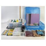 Large Craft Supplies Lot Vintage NOS Craft Beads,