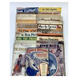 Antique sheet music