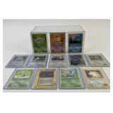 12 Pokemon older trading cards