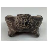Pre-Columbian Maya effigy vessel. Missing one foot