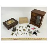Jewlery Boxes, Metal box with keys and locks