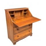 Wood secretary desk