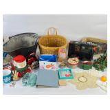 Holiday Adornments , Basket, Air Compressor