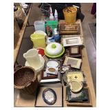 Picture Frames, Kitchenware, Baskets, Ping Pong Pa