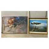 Framed Jigsaw Puzzles; Roy Grinnellï¿½s Tiger Fighte