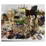 Costume Jewelry, Religious Icons, Pins, Rabbits, C