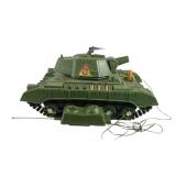 RC Green Plastic Toy Tank With Soldier Figures