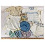 Huntingdon Mills 12M Baby Sweaters, Crocheted Boot