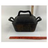 Paula Deen Hammered Cast Iron Square Dutch Oven