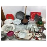 Glassware, Tea Cups, Tea Plates, Holiday Plates,