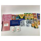 NOS School Supplies: Crayola, Bic, Compass boxed