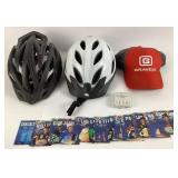 Bell, Calvin Quarterly Helmets, Gravely Hat, NASCA