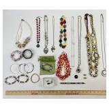 Costume Jewelry: Necklaces, Bracelets, Clip-On Ear