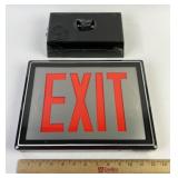 Dual LED Exit Sign With Backplate
