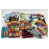 NOS School Supplies lot vintage, ect.