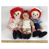 Raggedy Ann & Andy Cloth Dolls