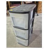Sterilite 3 Drawer Plastic Storage