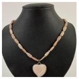 Mother-of -Pearl and Sterling Necklace