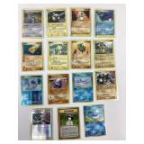 15 Pokemon Older trading cards