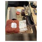 Home Decor Items Including Throw Blanket, Figurine