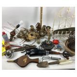 Chandeliers, Wire Birdcage, Garden Tools, Phone