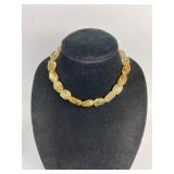 Faceted Baltic amber beads 95.74 grams