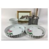 Pottery Barn Tea Caddy, Super Souffle Ramekin, Flo