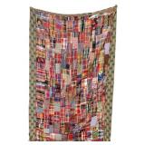 Taffeta Quilt With Multicolor Patchwork 66ï¿½43