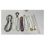 Beaded, Gold-Tone, Pearl Necklaces