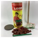 Halsam American Logs Building Toy With Instruction