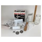 Refurbished KitchenAid Food Grinder, Ball Mason Ja