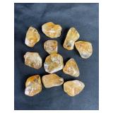 Tumbled raw Baltic amber beads 211.63 grams