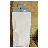 Frigidaire upright freezer, 3 additional drawers
