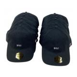 FRDP Beast Black Adjustable Baseball Caps, 12 Coun
