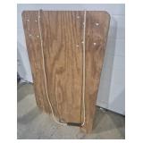 Wood Wheeled Pull Cart 24 in. X 36 in.