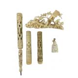 Antique Chinese carvings Qing Dynasty 19th