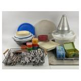 Cone Strainer, Tupperware, Silverware, Trays