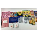 NOS School Supplies: Crayola, Bic, Compass boxed
