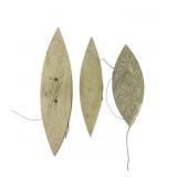 Antique carved shuttles sewing notions 19th