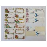 Vintage Gift Tag Stickers