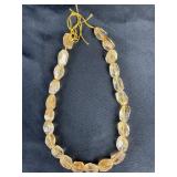 Faceted Baltic amber beads 82.44 grams