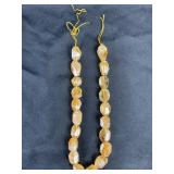 Faceted Baltic amber beads 103.65 grams