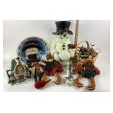 Snowman Decorations, Gingerbread Figures, Ornament