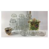 Moriyama Canister With Pressed Glass Jars