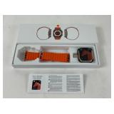 Smart Bracelet With Orange Band